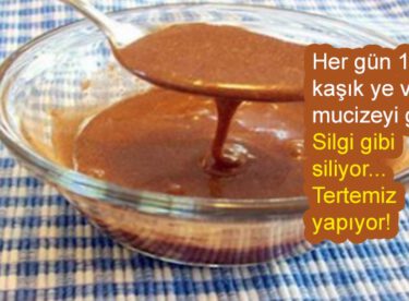 Her gün 1 kaşık ye ve mucizeyi gör! Silgi gibi siliyor…