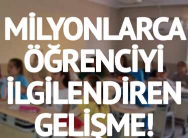 Milli Eğitim Bakanı İsmet Yılmaz açıkladı! Milyonlarca öğrenciyi ders saatiyle ilgili ilgilendiren gelişme…