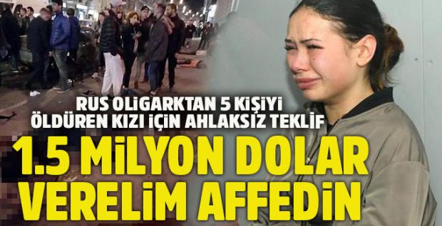Zengin İş Adamının Şımarık Kızı 5 kişiyi Öldürmüştü, Babası: 1.5 Milyon Dolar Verelim Affedin