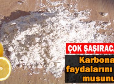 Karbonat İle Elde Edilen Güzellik Ve Temizlik Tüyoları…