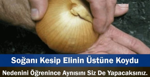 Soğanı Kesip Elinin Üstüne Koydu Nedenini Öğrenince Aynısını Siz De Yapacaksınız.