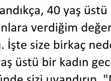 40 Yaş Üstü Kadınlara İthafen Yazdıkları İnternette Olay Oldu.