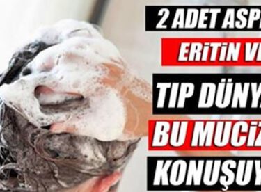 Tıp dünyası bu mucizeyi konuşuyor! 2 adet aspirini eritin ve…