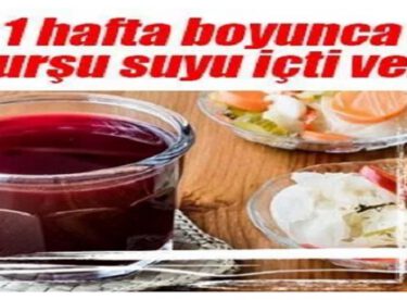 1 Hafta Boyunca Turşu Suyu İçti Ve Bakın Ne Oldu