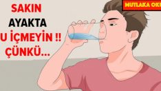 Bir Daha Ayakta Su İçmeyeceksiniz İşte Nedeni