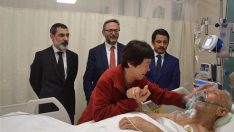 Gazi babasını ziyaret eden Koreli Ayla, gözyaşlarına boğuldu