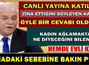 Hatipoğlu, Zina Eden Evli Kadına Öyle Bir Cevap Verdi ki!