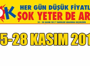 ŞOK aktüel, 25-28 Kasım 2017 ürün broşürü