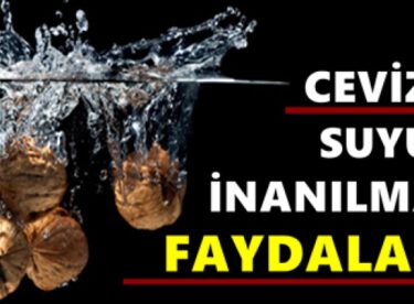 Cevizli Suyun İnanılmaz Faydaları