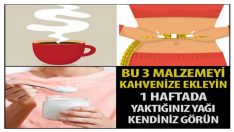Bu 3 Malzemeyi Kahvenize Ekleyin Ve Ne Kadar Yağ Yaktınızı 1 Haftada Gözlerinizle Görün