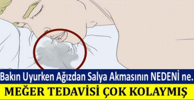 Uyurken Ağızdan salya akmasının nedeni neymiş?