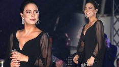 Ebru Gündeş Kıbrıs’ta konser verdi, o detay gözlerden kaçmadı!