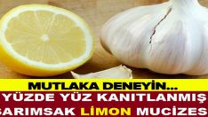Yüzde Yüz Kanıtlanmış Limon Sarımsak Mucizesi! Faydaları Saymakla Bitmiyor
