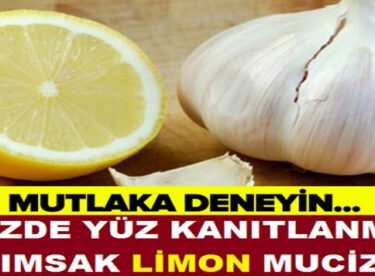 Yüzde Yüz Kanıtlanmış Limon Sarımsak Mucizesi! Faydaları Saymakla Bitmiyor