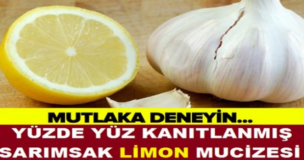 Yüzde Yüz Kanıtlanmış Limon Sarımsak Mucizesi! Faydaları Saymakla Bitmiyor