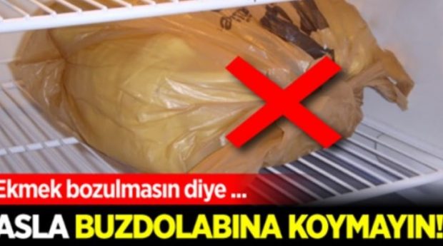 Ekmek bozulmasın diye asla buzdolabına koymayın! Kadınlar Sitesi