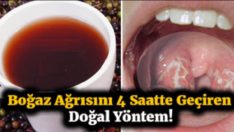 4 saatte boğaz ağrısını geçiren sirkeli tedavi