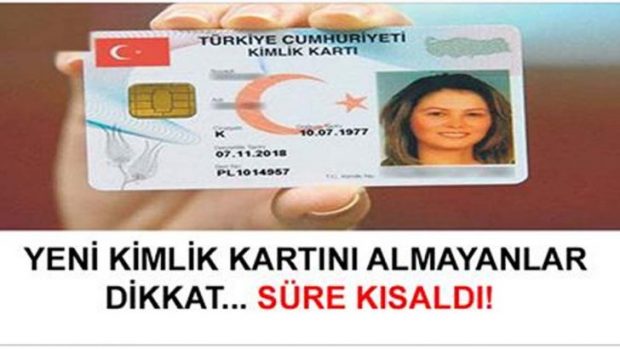 Çipli kimlik kartlarının teslim süresi kısaldı
