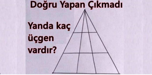 Bu Görsel  Zeka Sorusunu Doğru Yapan Çıkmadı Bakalım Sen Yapabilecek misin?