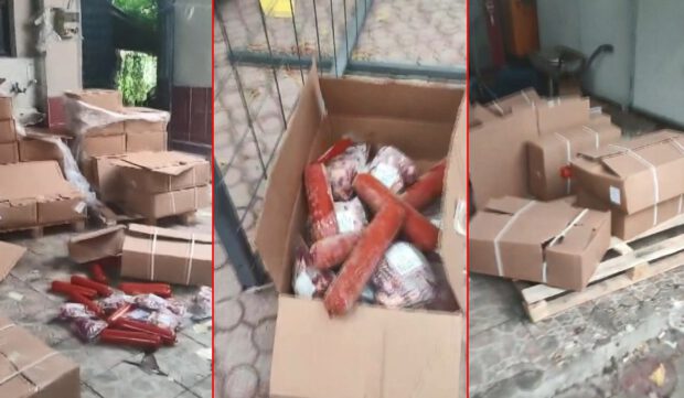 Hisseli kurban aldılar, koliden çıkanlarla şaşkına döndüler