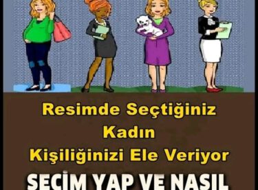 Resimde seçtiğiniz kadın kişiliğinizi ele veriyor!